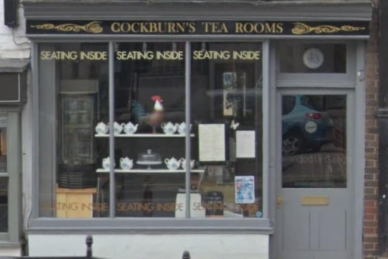 Cockburn's Tea Rooms in High Street, Arundel has 4.7 out of five stars from 103 reviews on Google. Photo: Google