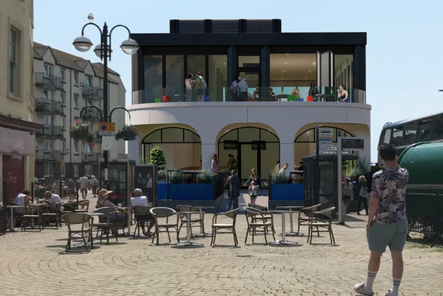 Proposed new restaurant in Harold Place, Hastings