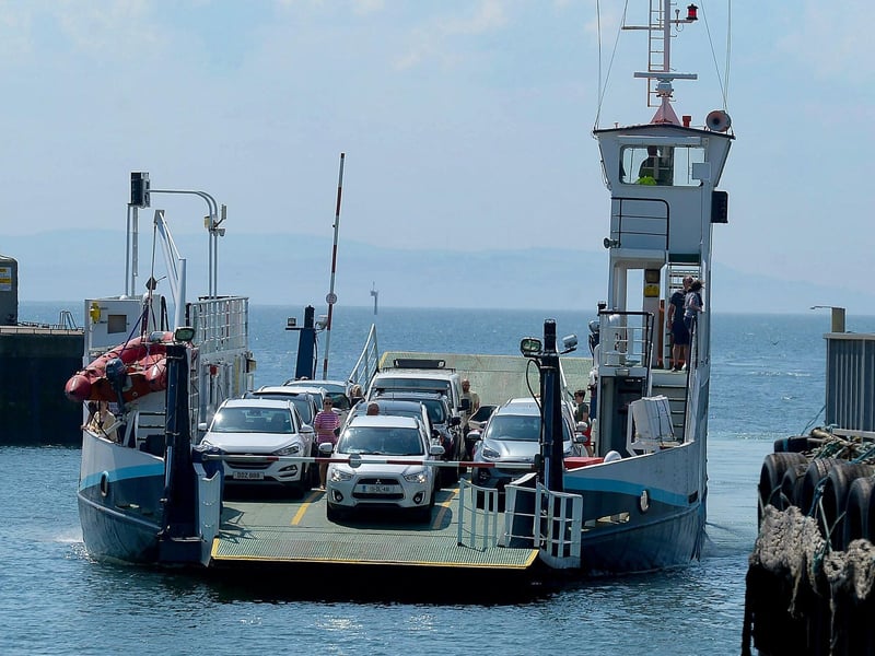 The Greencastle ferry service has been busy during the recent hot spell in Inishowen. DER2129GS - 065