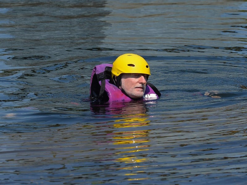 Life guard on duty at Creggan Country Park earlier this week. DER2129GS – 035