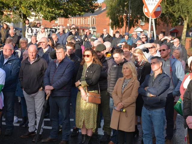 Republicans commemorate the 40th anniversary of the end of the 1981 hunger strike on Sunday.