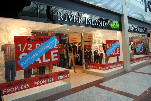 River Island was a popular suggestion for the town.