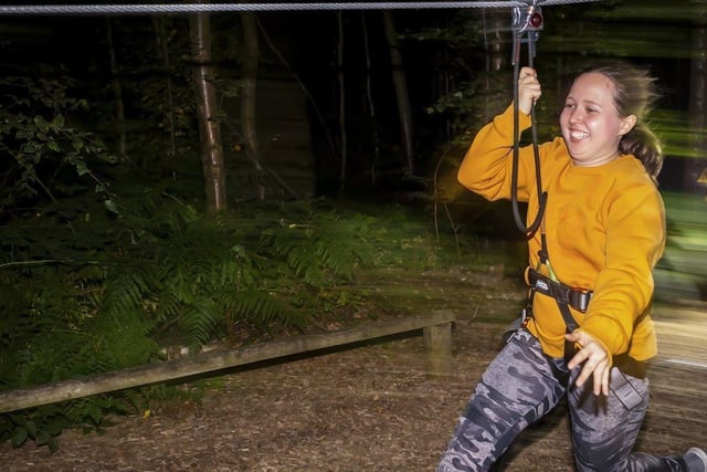 Back for the autumn are the popular sundown adventure sessions at Go Ape! at Sherwood Pines. Starting next week and running until Sunday, November 4, you can climb, swing and zip your way into the night as the sun goes down and the darkness creeps in -- all with the help of stunning, colourful lights.