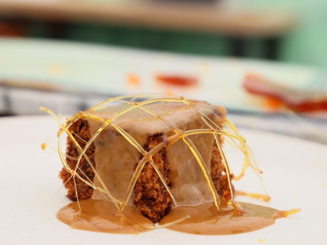 Many mouths were watering at the luxury sweet treats.