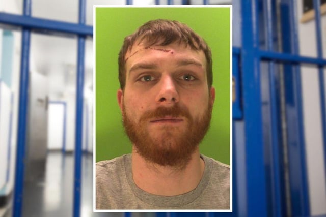Mason Perkins, aged 25, formerly of Moor Street, Mansfield, pleaded guilty to causing grievous bodily harm with intent to endanger life, supplying Class B drugs and offering to supply Class A drugs. He was jailed for eight-and-a-half years for the assault and three years for the Class A drugs charge. An additional 11 month sentence for the other drugs offence will be served concurrently. (Picture: Nottinghamshire Police)
