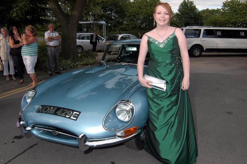 Portland Comprehensive School prom ball. Pictured is Carrie-Ann Taylor.