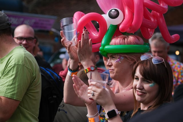 Many got into the festival spirit for the weekend's event.