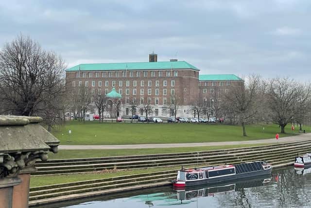 County Hall, Nottinghamshire Council's home in West Bridgford.