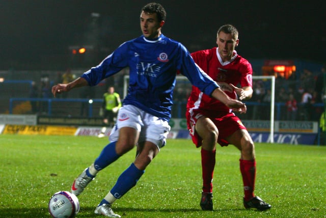 Somma played just three games for Chesterfield on loan from Leeds where he would impress before injury curtailed his career. Now coaching in the USA.