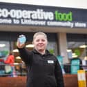Central England Co-op delivery driver Morgon Smith is delighted to offer a little extra to customers