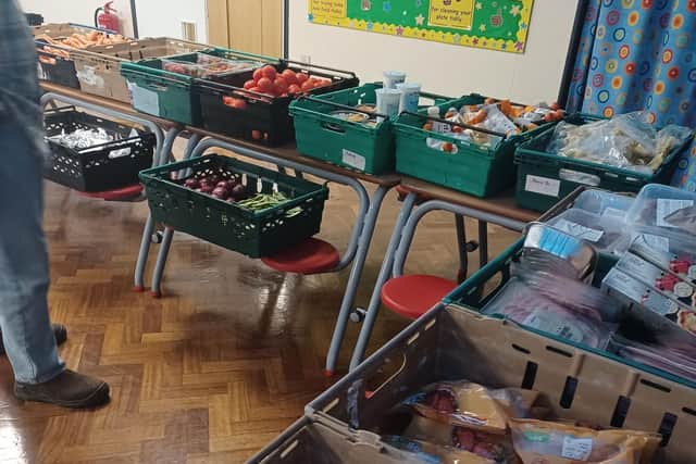 The scheme, run by Bassetlaw CVS and Rhubarb Farm, distributes food to the community, provided by charity FareShare.