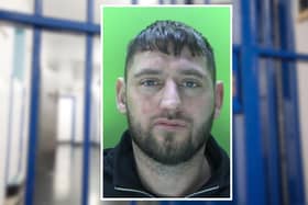 Darryl Wilson was discovered in the garage of the property in Edinburgh Walk, Worksop, when neighbourhood policing team officers executed a warrant at the address. Update and photo issued by Nottinghamshire Police.