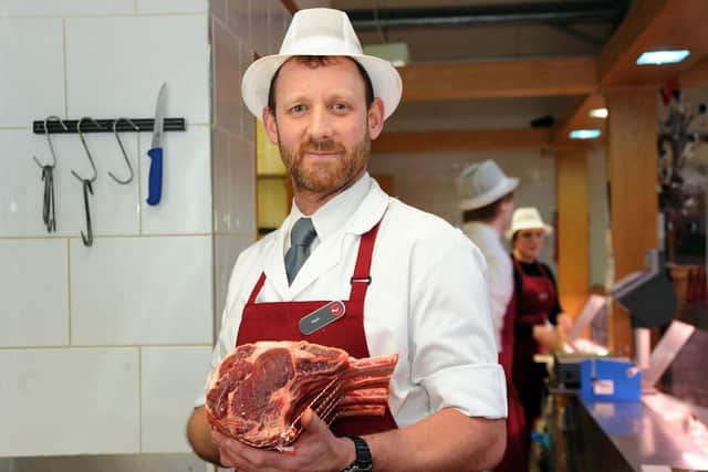 The head butcher at Welbeck Farm Shop, Mark Brown. Taken in 2016.