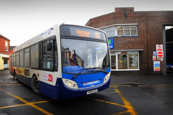 Some Stagecoach services in and around Worksop have been cancelled.
