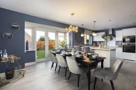 A typical Bellway kitchen-diner, with the housebuilder set to launch a new development in Worksop