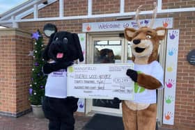 Bluebell Wood Children's Hospice has received a donation of £30,283 from Mansfield Building Society.