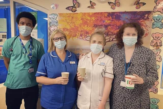 Through December, staff on all departments at the Trust will be treated to non-alcoholic mulled wine and hot chocolates.