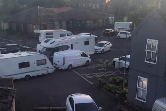 It's the second time in a month that travellers have gained access to Farr Park in Worksop.