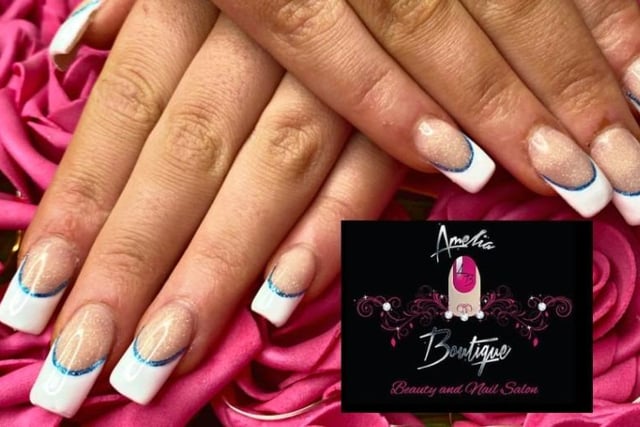 A popular choice Amelia Boutique can sort all your manicure needs. It received a 5 star review on Google. Call 07713 558141