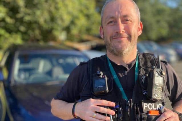 PC Jon Lee, of Nottinghamshire Police.