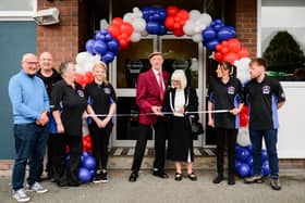 Billy and Carol Cudworth were the 'Community Heroes' chosen to officially mark the opening of the refurbished Innings pub.