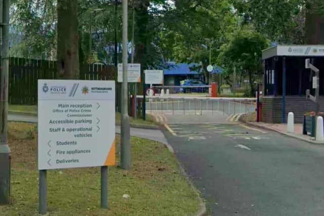 The hearing was held at police headquarters at Sherwood Lodge. Photo: Google