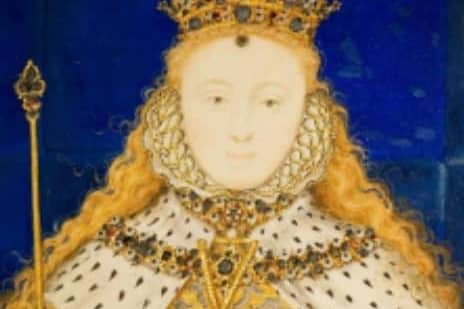 The portrait of Elizabeth I