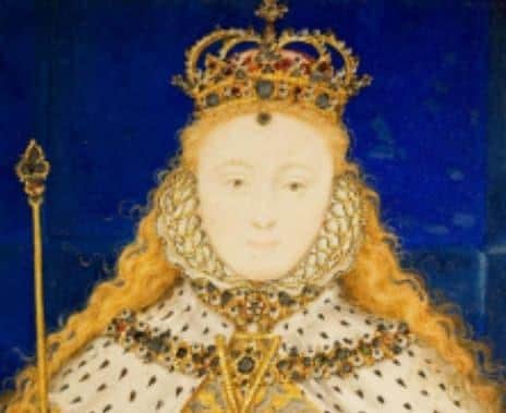 The portrait of Elizabeth I