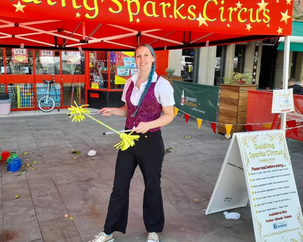 Guiding Sparks Circus at Retford Big Market Day