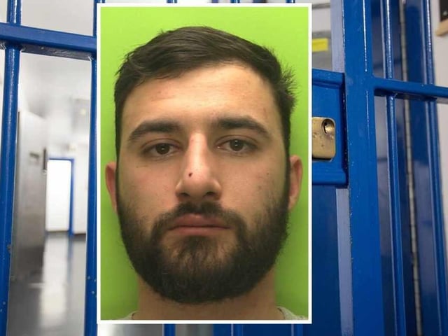 Redis Shahini, aged 22, of no fixed abode, pleaded guilty to producing cannabis and knowingly entering the UK in breach of a deportation order. He was jailed for 22 months and will be recommended for deportation on release from prison. (Picture: Nottinghamshire Police.)