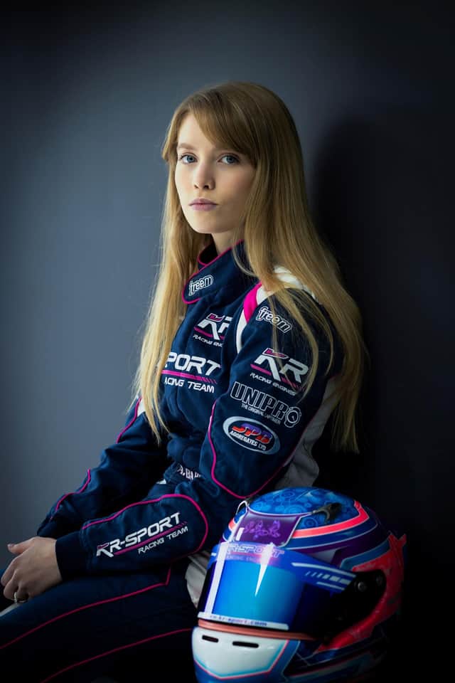 Alicia Barrett has taken the next step on her motor-racing journey.