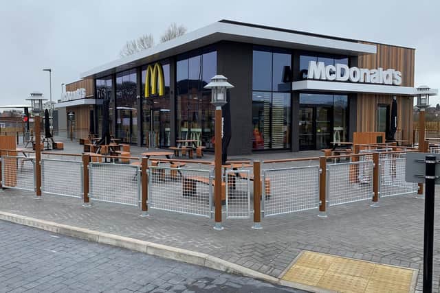 Take a look at Worksop's brand new Mcdonald's restaurant.