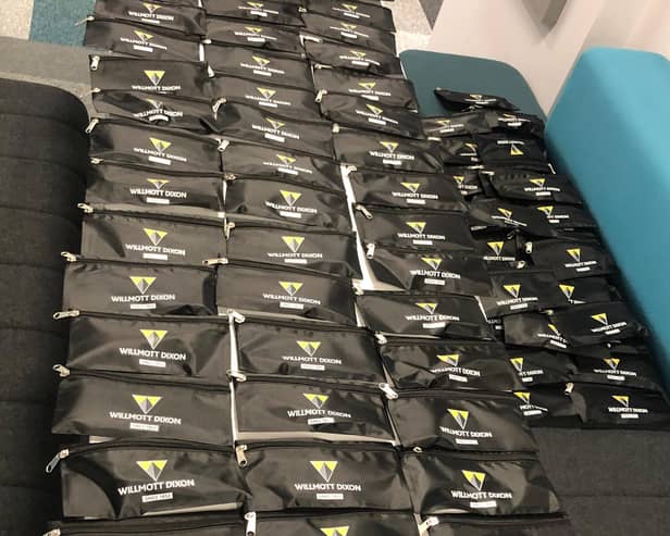Willmott Dixon sent more than 800 free stationery kits to pupils across the East Midlands.