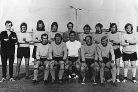 Paul Leadbeater (centre row, fourth from left) played a key role during his time at Worksop Town.