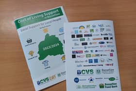 The 'Cost Of Living Support' booklet, produced jointly by Bassetlaw District Council and the Bassetlaw Community Voluntary Service (BCVS) charity. (PHOTO: Submitted)