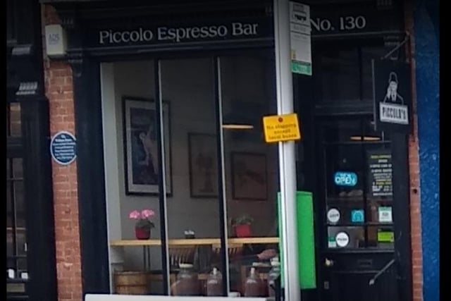 Customers say Piccolo Espresso Bar makes the best coffee in Worksop - why not try it for yourself? One customer wrote: 'You can see the passion and time taken to produce excellent coffee and homemade cakes'. It has a 4.7/5 rating on Google.