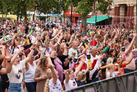 Party in the Square attracted hundreds to Retford. Credit: Spike Photography