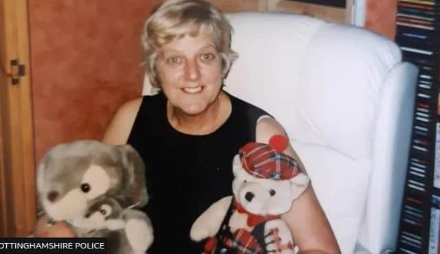 Pauline Quinn, 73, was found after paramedics were called to Rayton Spur in Worksop. (Nottinghamshire Police.)