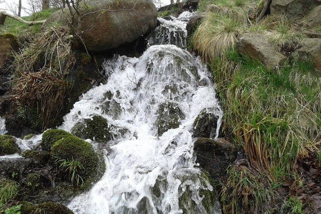 Nuthall’s John Riches snapped this ​small horsetail waterfall on a visit near to Hathersage.