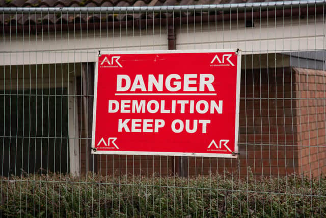 Demolition works are underway. Image credit: Alan Hunter