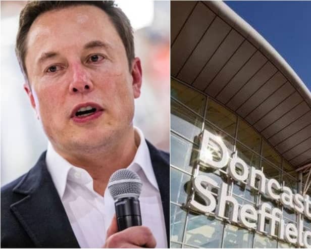 Elon Musk is understood to have made a flying visit to Doncaster last week .(Photo: Getty)