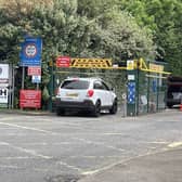 Mansfield's Household Waste Recycling Centre.