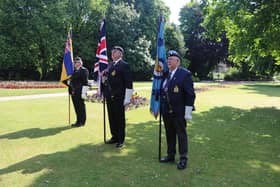 Worksop branch of the Royal British Legion at Worksop Memorial Gardens.