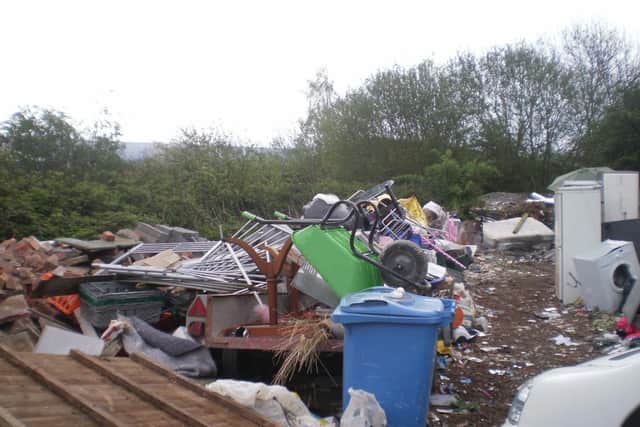 The illegal Worksop site