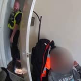 A suspect was arrested at a Worksop house within hours of reportedly burgling that same address
