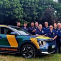 North Nottinghamshire Responders with their new car.