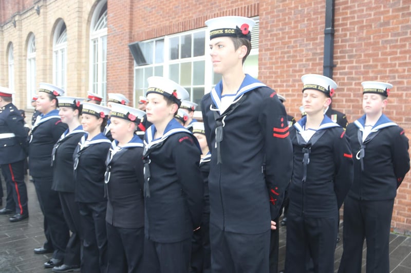 Worksop Sea Cadets joined in the parade