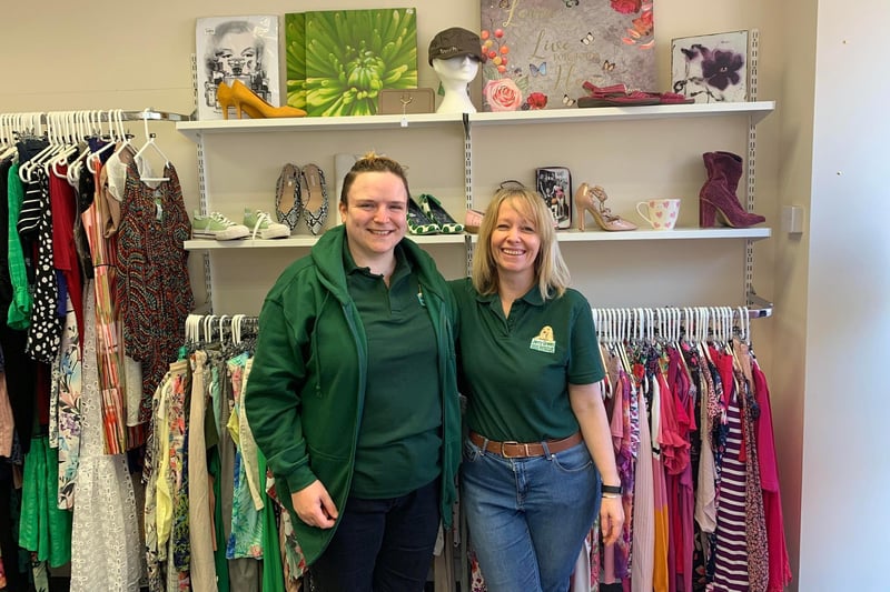 Jerry Green Dog Rescue has opened its latest store in Retford town centre. Pictured are shop manager Becky (right), and retail assistant Mary in the new store.