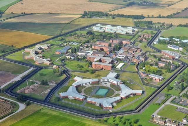 An overhead shot of Rampton Hospital, near Retford, where patients are "not always kept safe", according to the Care Quality Commission.
