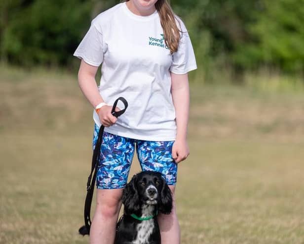 Lilia Moore with Arlo. Credit Yulia Titovets - The Kennel Club